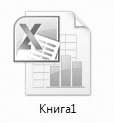 Рис. 1.8. Значок файла Excel в папке компьютера