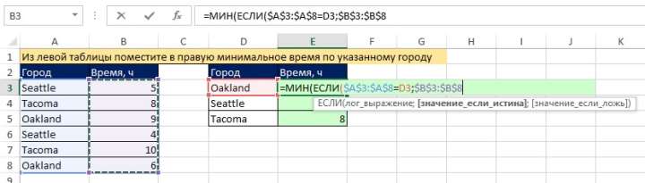 Как сделать сравнение в Excel