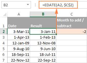 Сложение и вычитание дат в Excel