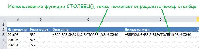 функция ВПР excel