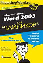 Внешний вид и некоторые аспекты Word 2003