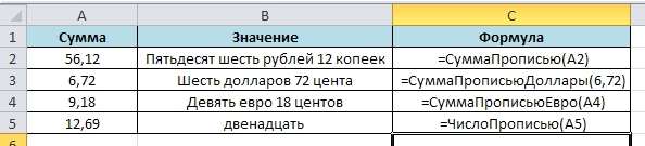 Summa propisiu 6 Как создается сумма прописью в Excel?