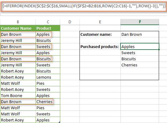 Руководство по функции ВПР в Excel