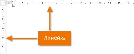 Линейка в Word