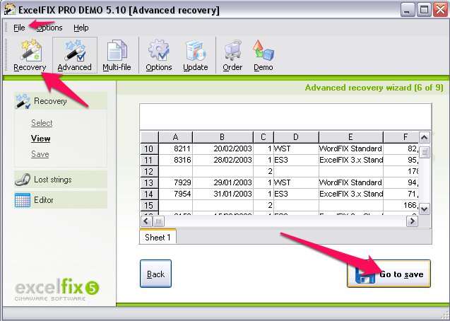 как восстановить файл excel