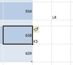 Вставка строки на лист, относительно таблицы Excel