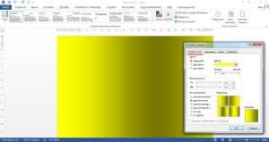 Делаем градиентную заливку страницы в Ворде