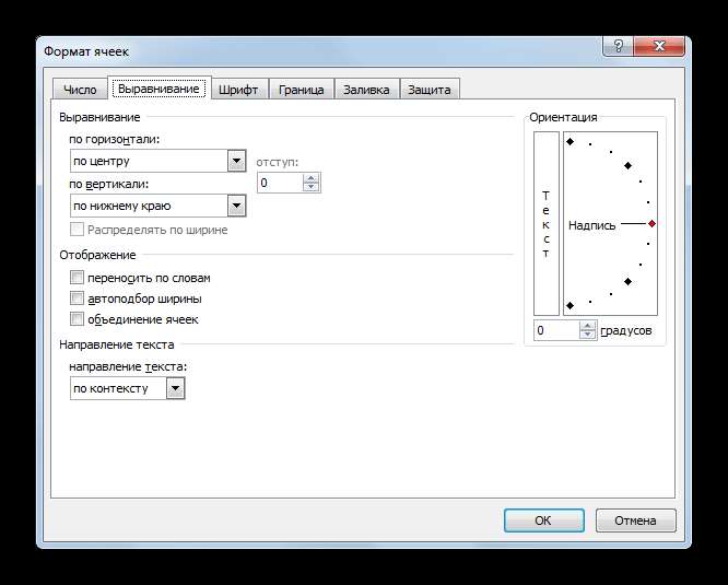 Формат ячеек в программе Microsoft Excel