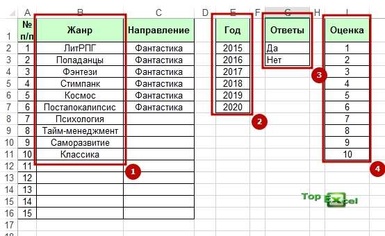 Baza dannih 3 Как создать базу данных в Excel?