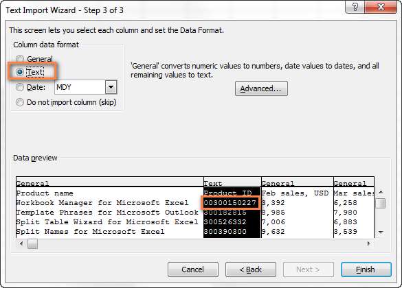 Экспортируем файл CSV в Excel