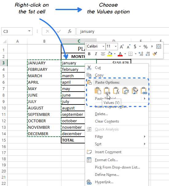 Изменить регистр в Excel