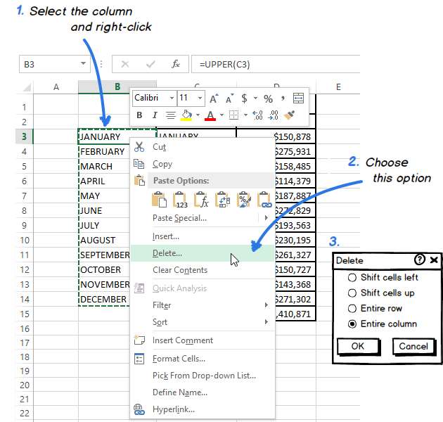 Изменить регистр в Excel