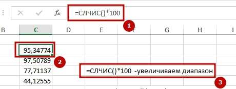 gen sluch chissel 3 Создаем генератор случайных чисел в Excel