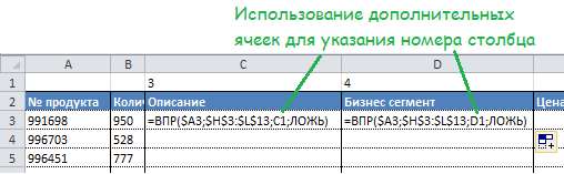 функция ВПР excel