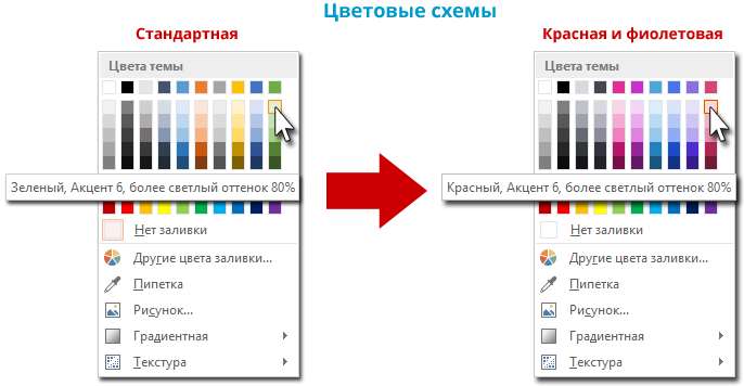 Цветовая схема