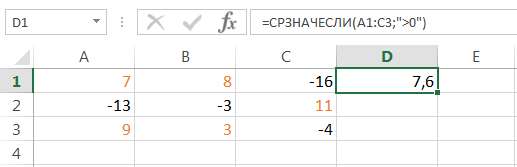 Статистические функции Excel