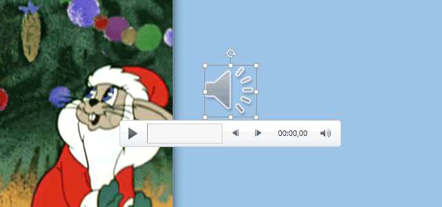 Звук на слайде