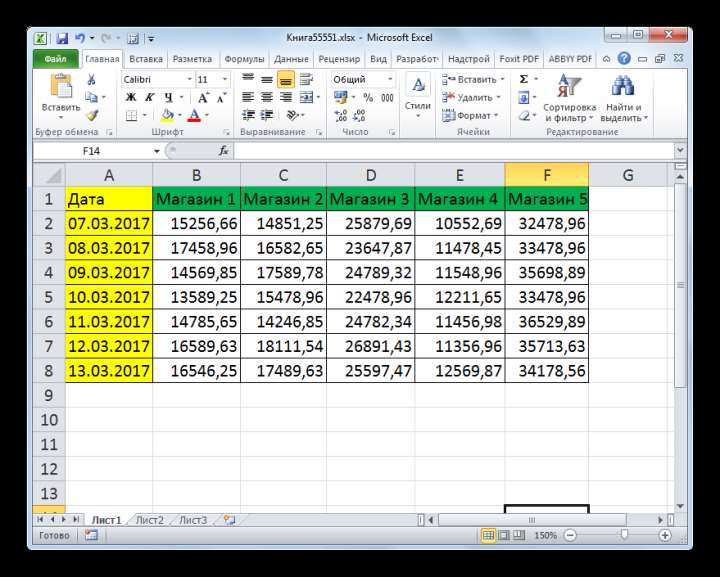 Маштаб изменен на мониторе в Microsoft Excel